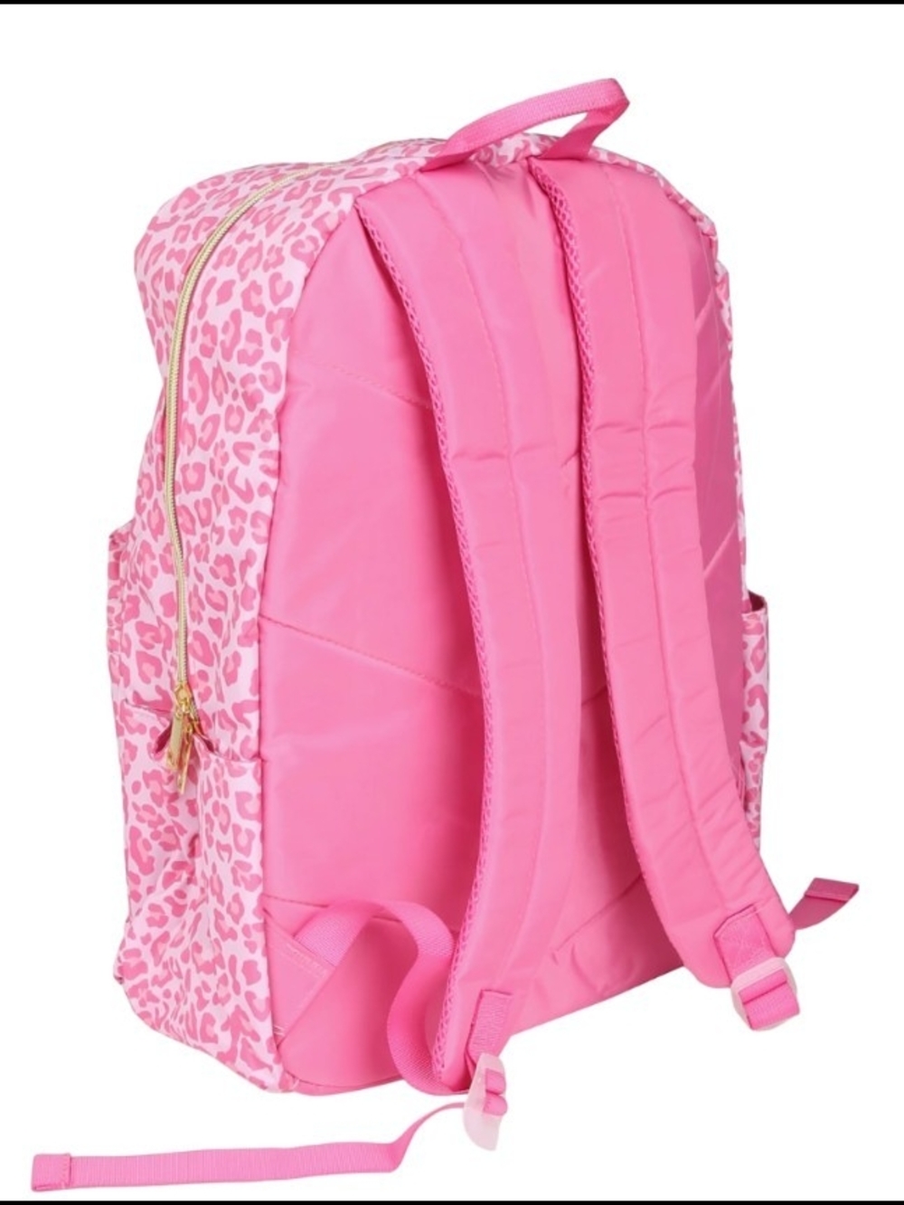 Jessica Simpson Pink Leopard Print Backpack, Lunch Bag, Coin Purse Set. - Picture 3 of 6
